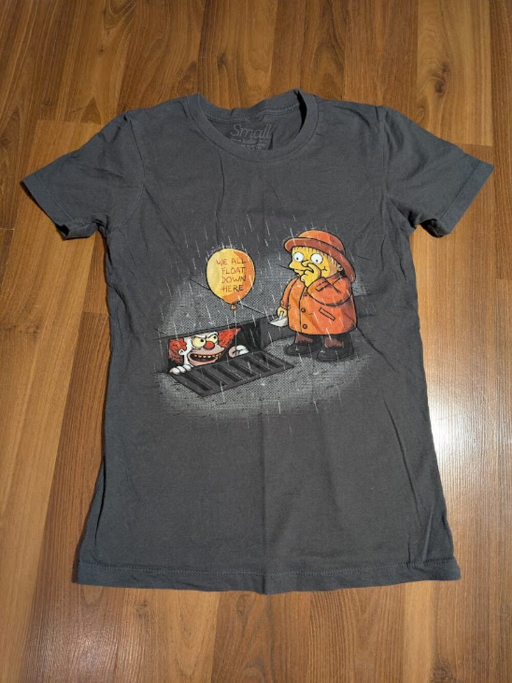 SIMPSONS/IT MASHUP HORROR SHIRT